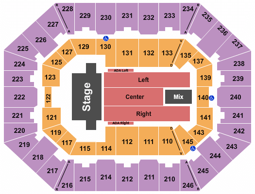 Charleston Coliseum & Convention Center Trans-Siberian Orchestra Seating Chart